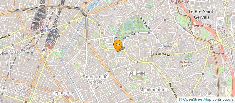 localisation de l'entreprise CREFAC CENTRE ETUDES FORMATION  PARIS