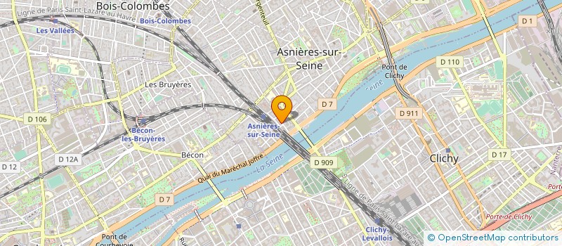 localisation de l'entreprise CREFATS à ASNIERES-SUR-SEINE