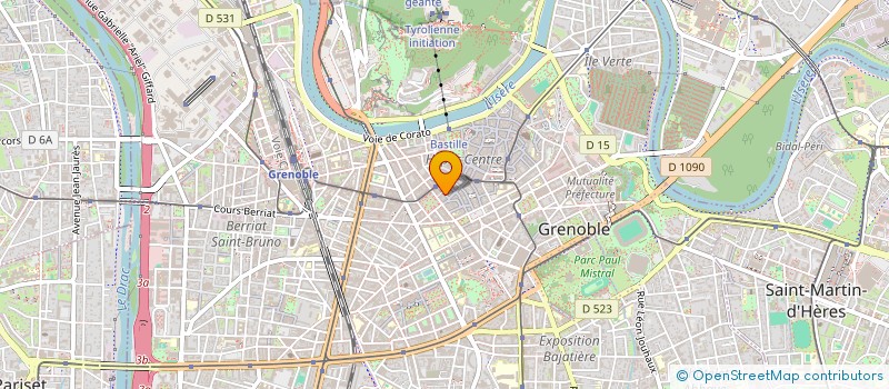 localisation de l'entreprise CREFORM  GRENOBLE