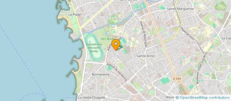 localisation de l'entreprise CREG08  MARSEILLE