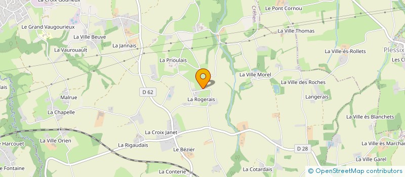 localisation de l'entreprise CREH'ANE  CREHEN