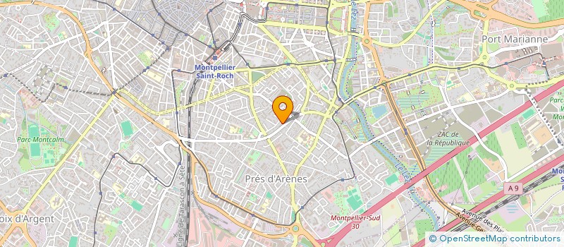 localisation de l'entreprise CREHABITAT SOLUTIONS à MONTPELLIER