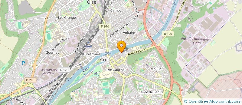 localisation de l'entreprise CREIL DEPANNAGE  CREIL