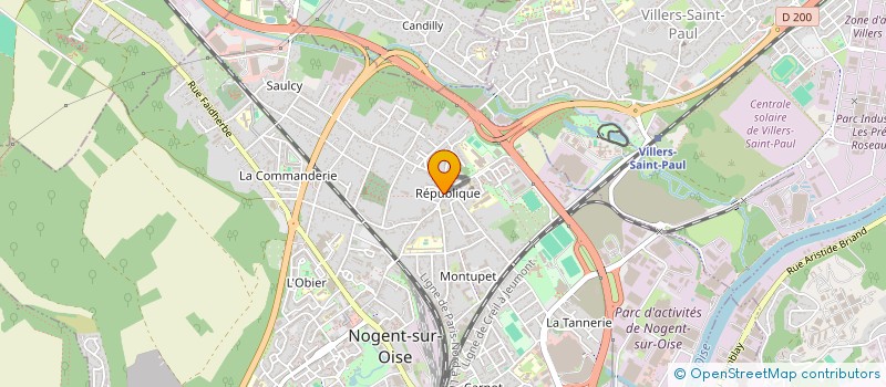 localisation de l'entreprise CREIL NOGENT POIDS LOURDS  NOGENT-SUR-OISE