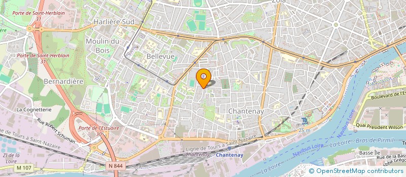 localisation de l'entreprise CREIZIC.COM à NANTES