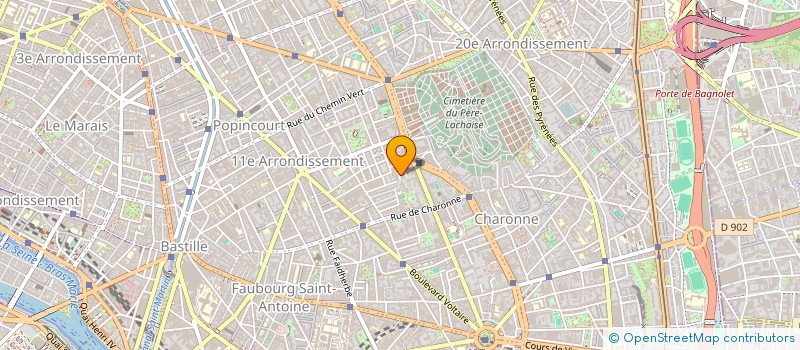 localisation de l'entreprise CRELURETTE  PARIS