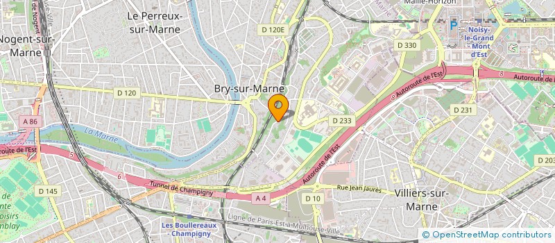 localisation de l'entreprise CREM  BRY-SUR-MARNE