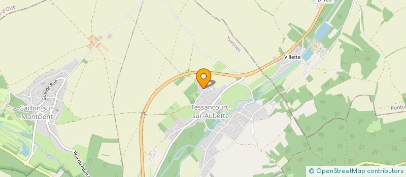 localisation de l'entreprise CREM'O DA à TESSANCOURT-SUR-AUBETTE
