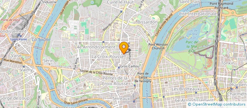 localisation de l'entreprise CREMA à LYON