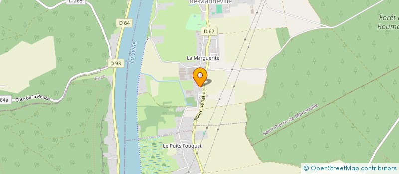 localisation de l'entreprise CREMA DE DISCO  SAINT-PIERRE-DE-MANNEVILLE