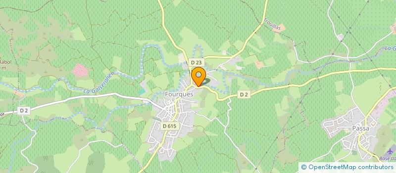 localisation de l'entreprise CREMADES  FOURQUES