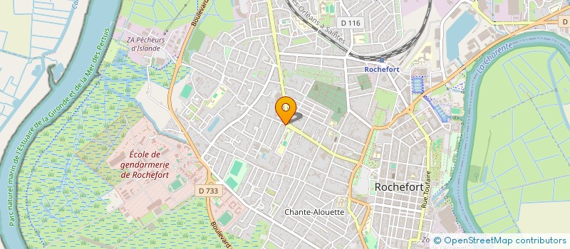 localisation de l'entreprise CREMAILLERE  ROCHEFORT