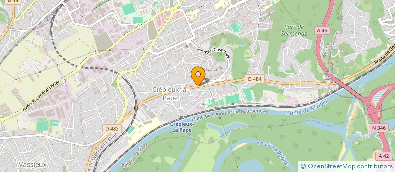 localisation de l'entreprise CREMAS  RILLIEUX-LA-PAPE