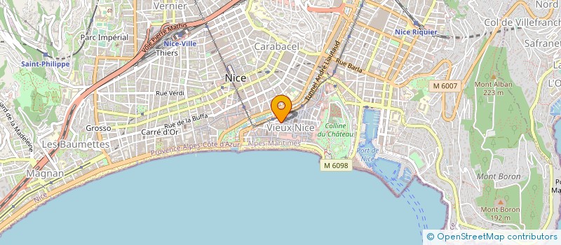 localisation de l'entreprise CREMAT GLACES à NICE