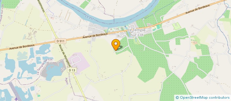 localisation de l'entreprise CREMATORIUM LABORDE  LE TEMPLE SUR LOT