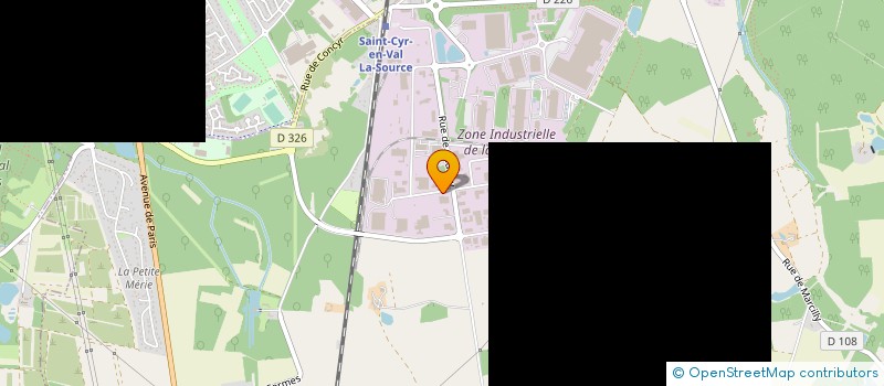localisation de l'entreprise CREMATORIUM LOIRE ET PUISAYE  SAINT-CYR-EN-VAL