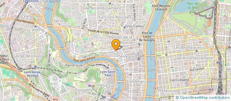 localisation de l'entreprise CREME à LYON