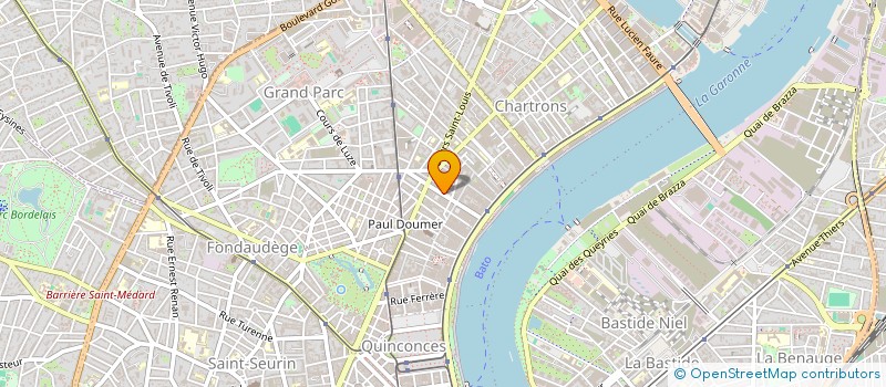 localisation de l'entreprise CREME  BORDEAUX