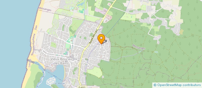 localisation de l'entreprise CREME DES MARCHES  VIEUX-BOUCAU-LES-BAINS