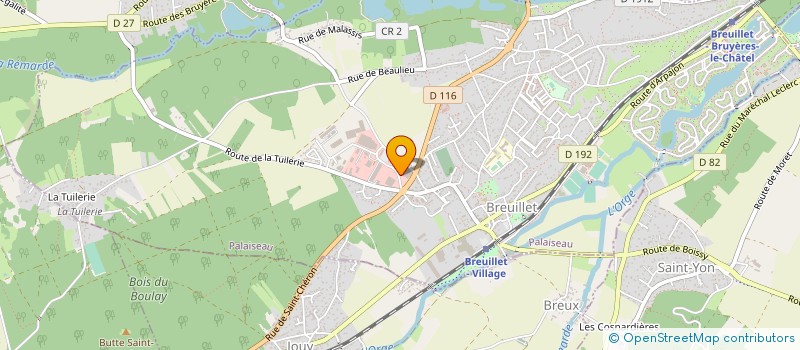 localisation de l'entreprise CREMER à BREUILLET
