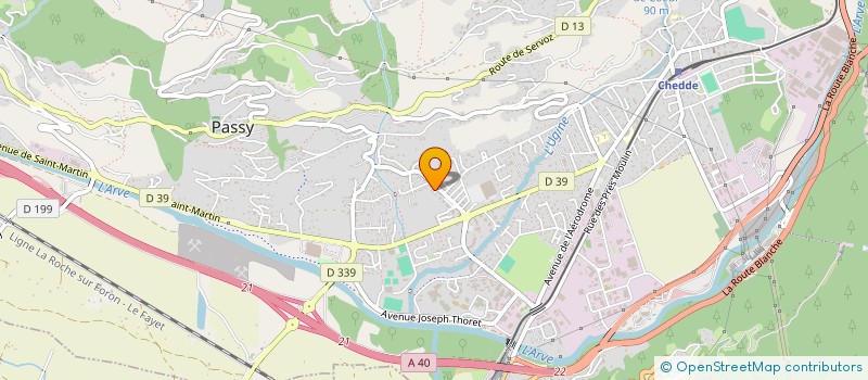 localisation de l'entreprise CREMERIE à PASSY