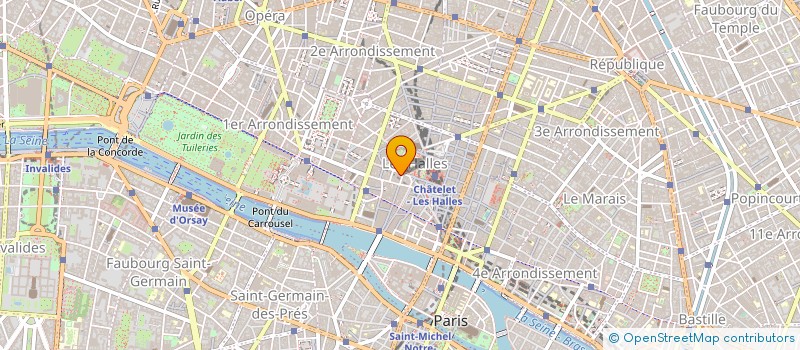 localisation de l'entreprise CREMERIE DE FRANCE à PARIS
