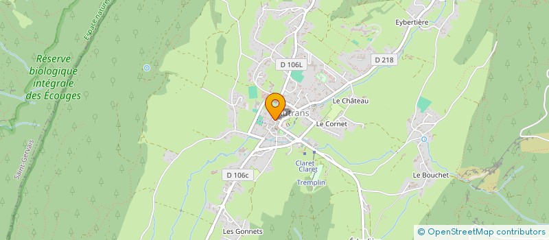 localisation de l'entreprise CREMERIE DE L'ALPAGE  AUTRANS-MEAUDRE EN VERCORS