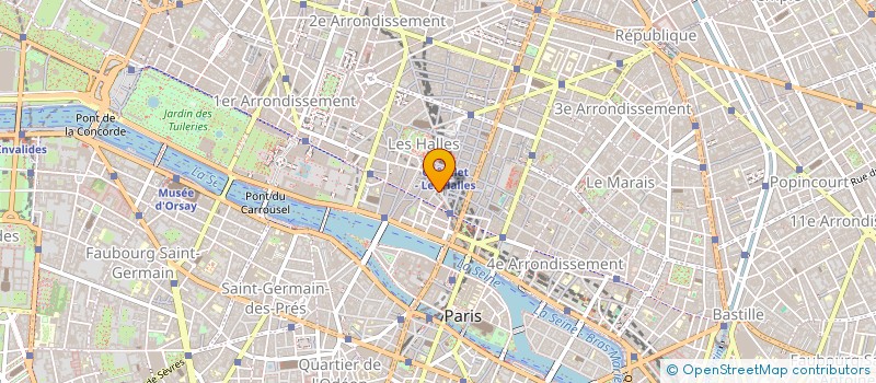 localisation de l'entreprise CREMERIE DE PARIS à PARIS