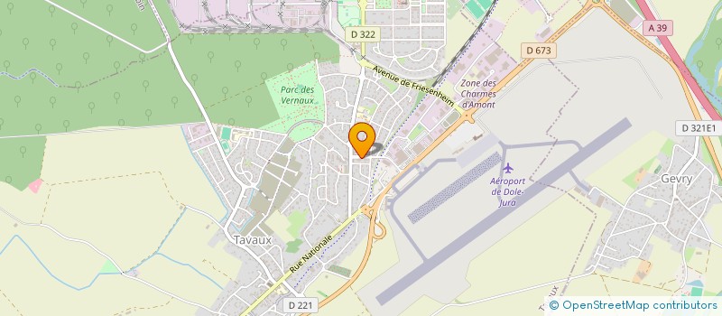 localisation de l'entreprise CREMERIE DE TAVAUX SARL à TAVAUX