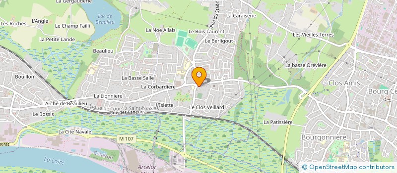 localisation de l'entreprise CREMERIE DELALANDE à COUERON