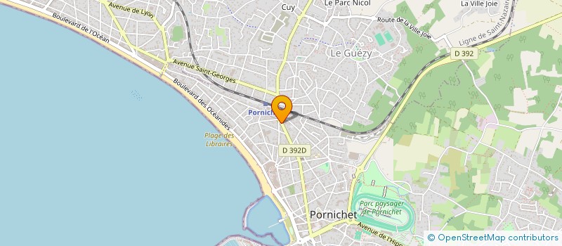 localisation de l'entreprise CREMERIE DU DAUPHIN à PORNICHET