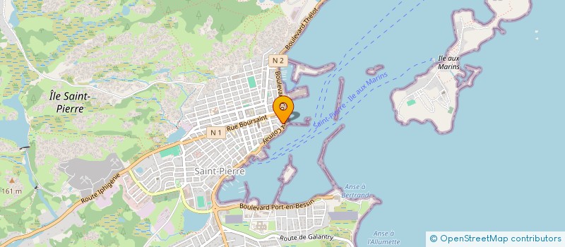 localisation de l'entreprise CREMES BRULEES à SAINT-PIERRE