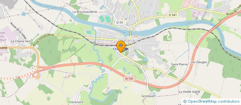 localisation de l'entreprise CREMOSSOEIL à CHABANAIS