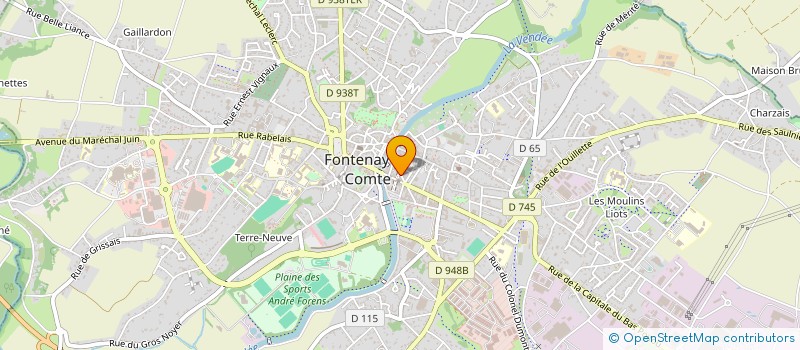 localisation de l'entreprise CREN à FONTENAY-LE-COMTE