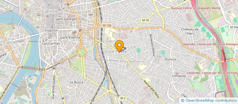 localisation de l'entreprise CRENCY à TOULOUSE