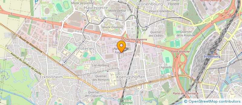 localisation de l'entreprise CRENO ENTREPRISE ADAPTEE à STRASBOURG