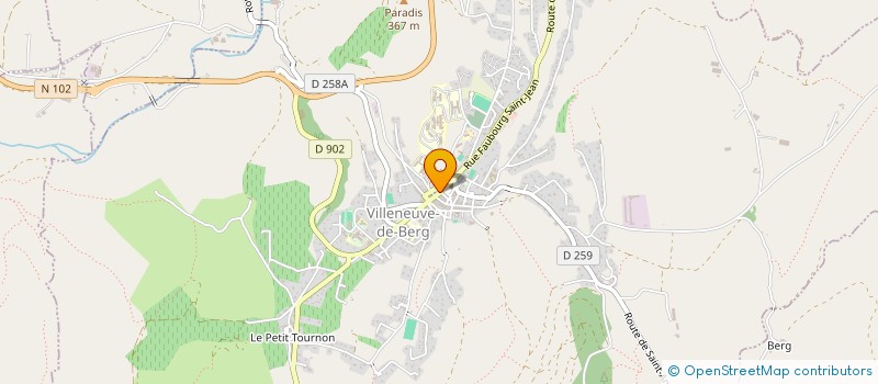 localisation de l'entreprise CRENSHOW  VILLENEUVE-DE-BERG