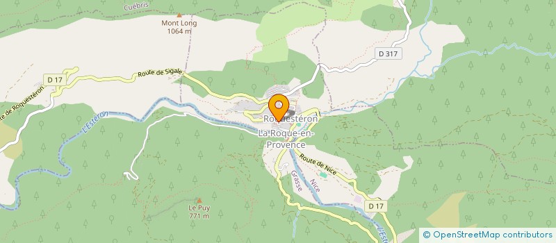 localisation de l'entreprise CREO  ROQUESTERON