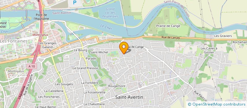 localisation de l'entreprise CREO  SAINT-AVERTIN