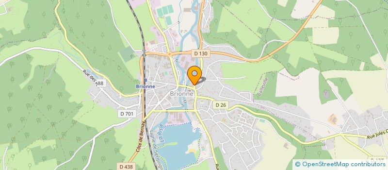 localisation de l'entreprise CREO à BRIONNE