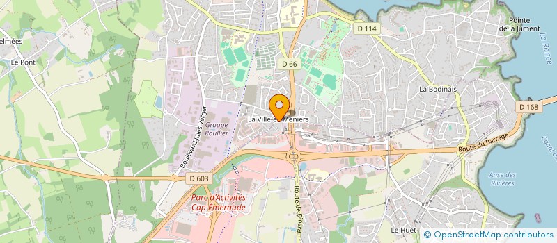 localisation de l'entreprise CREO  PLEURTUIT