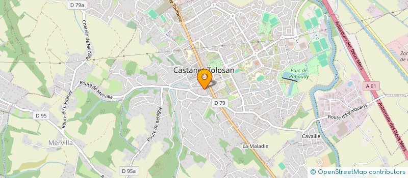 localisation de l'entreprise CREO CONSEILS  CASTANET-TOLOSAN