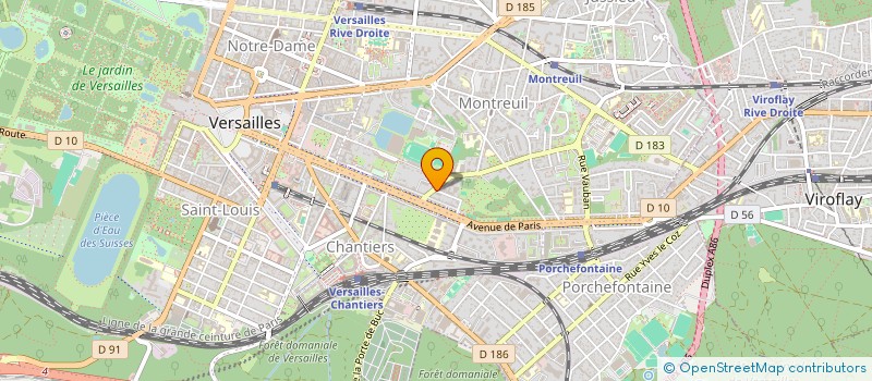 localisation de l'entreprise CREO PRIME à VERSAILLES