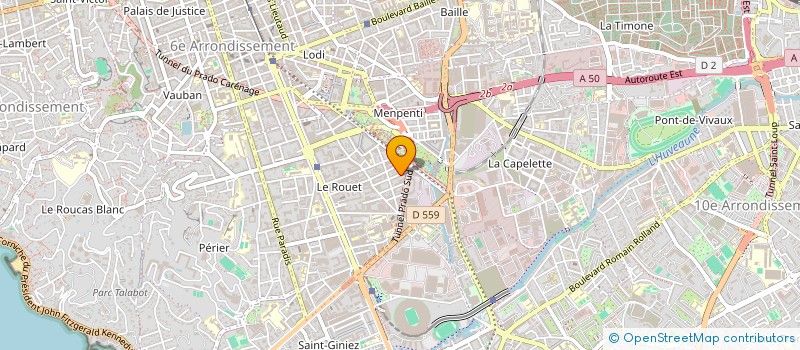 localisation de l'entreprise CREOLA ANIMATION  MARSEILLE