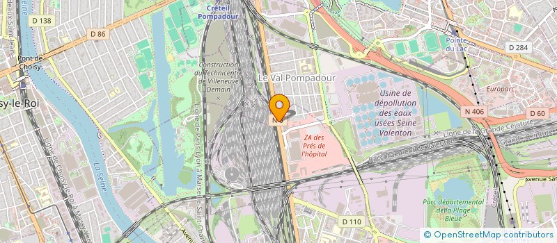 localisation de l'entreprise CREOLE AVENUE VSG  VILLENEUVE-SAINT-GEORGES