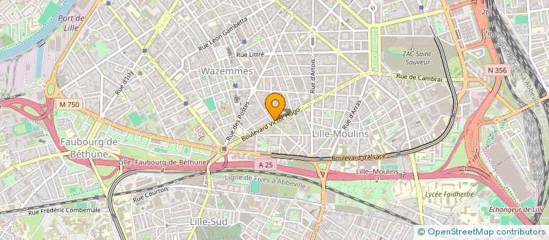 localisation de l'entreprise CREOLE ENTREPRISE à LILLE
