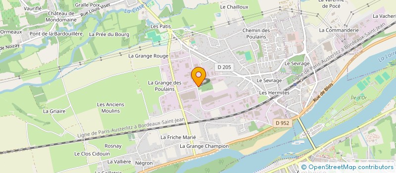 localisation de l'entreprise CREON  NAZELLES-NEGRON