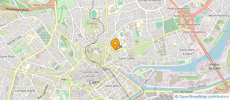 localisation de l'entreprise CREON CONSEIL à CAEN