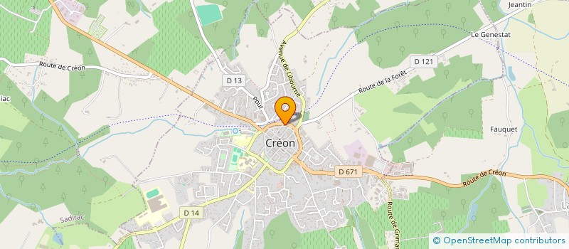 localisation de l'entreprise CREON PRIMEURS  CREON