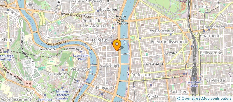 localisation de l'entreprise CREONS à LYON